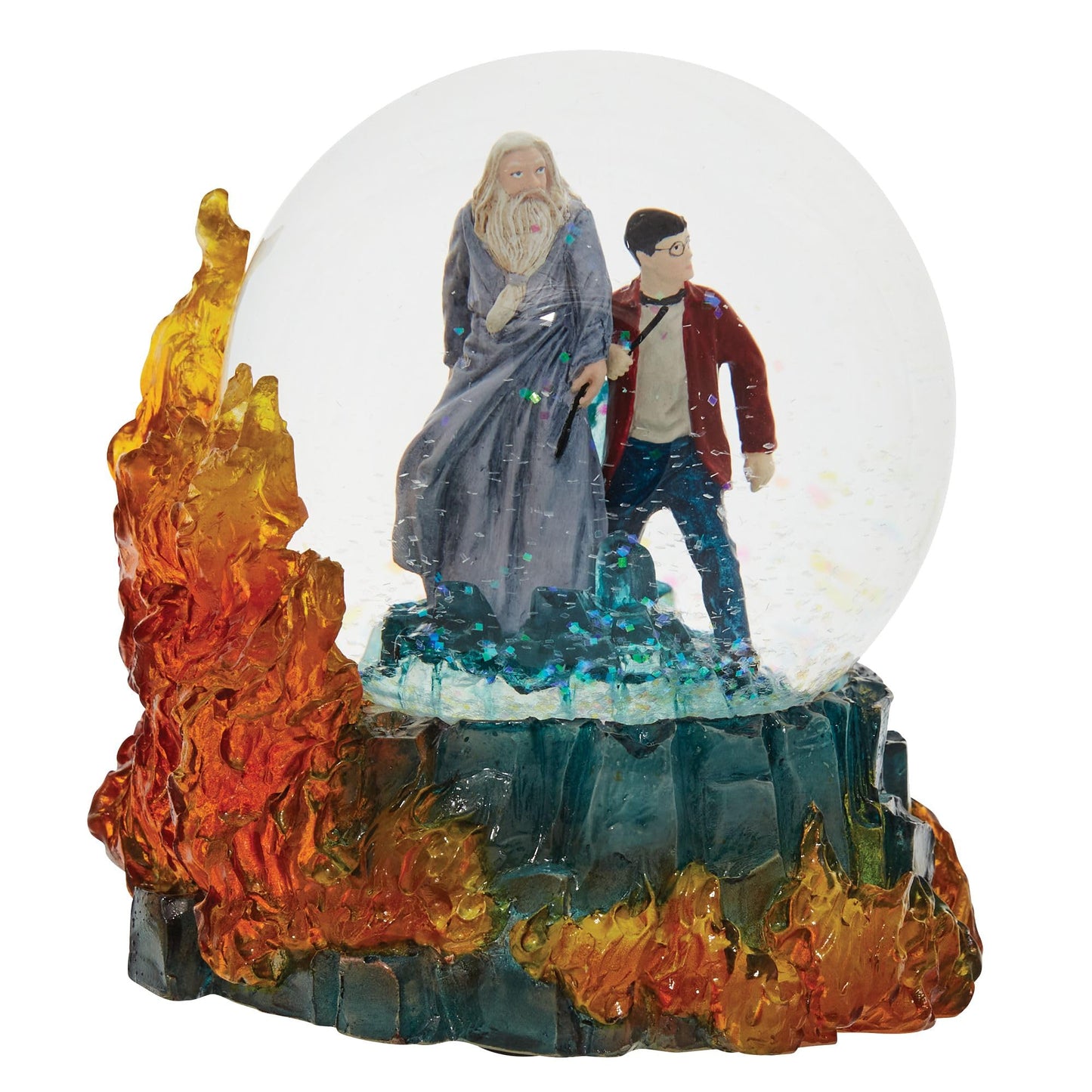 Enesco Wizarding World of Harry Potter Half Blood Prince and Dumbledore Water Globe Waterball, 4.92 Inch, Multicolor