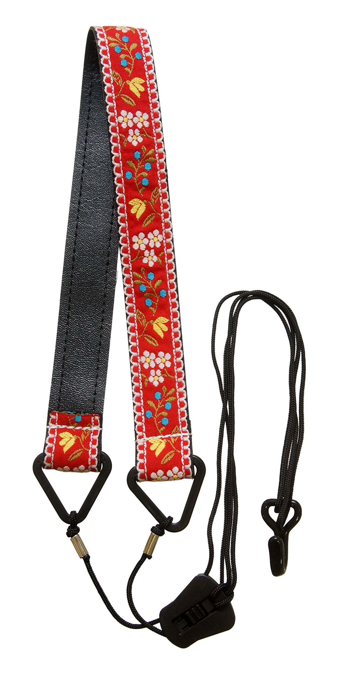 KAMIYA Ukulele Strap NO.1200 RED (Hook Type, Red)