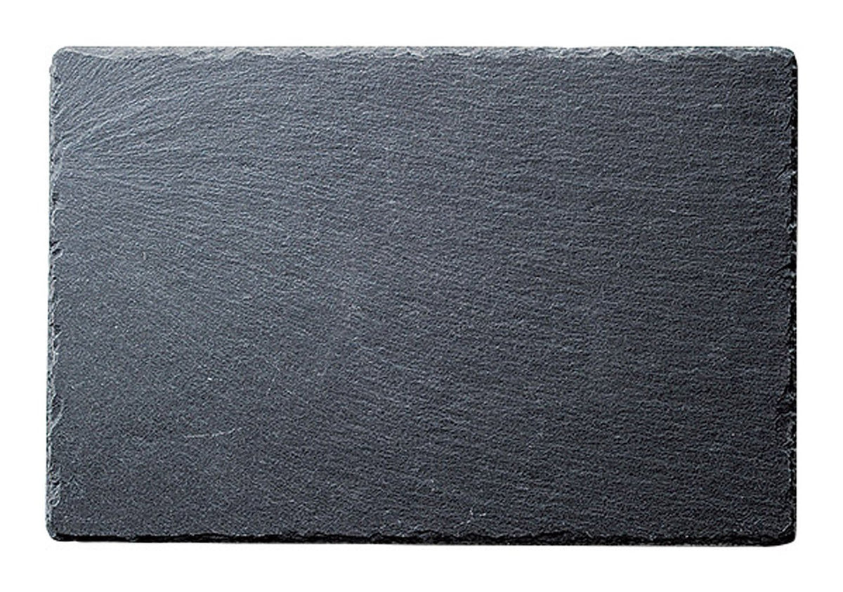 Koyo Pottery R5000046 Natural Stone Long Slate Plate, 11.8 inches (30 cm)