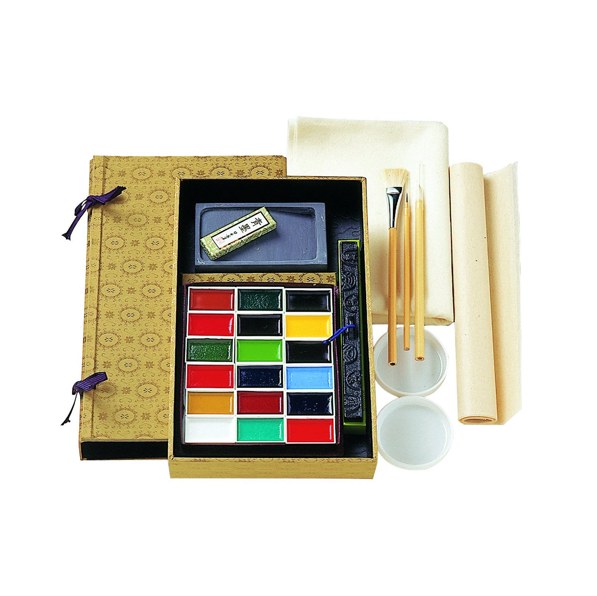KISSHO Japanese Painting Paint Face Sumi Painting Set No.2 Face 18 Colors