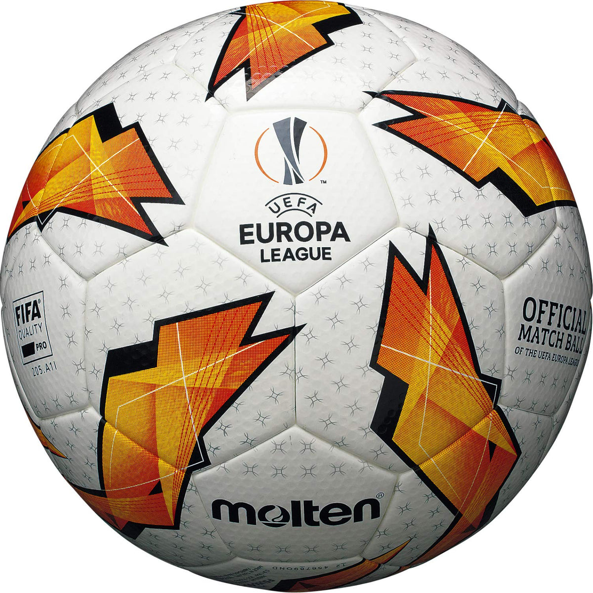 Molten The UEFA Europa League Official Match Ball, Orange, Size 5