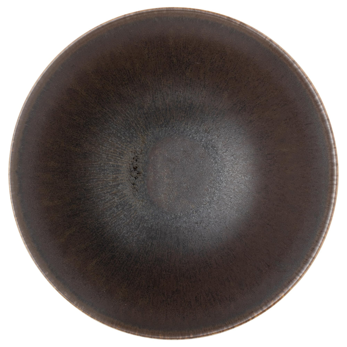 TOKI1919 Karesansui 37F370-11 Karesansui Black Traditional Flat Bowl Simmered Deep Plate Diameter Approximately 6.3 x 2.4 inches (16 x 6 cm) Mino Pottery Japanese Food Cafe Plate Ryokan Restaurant