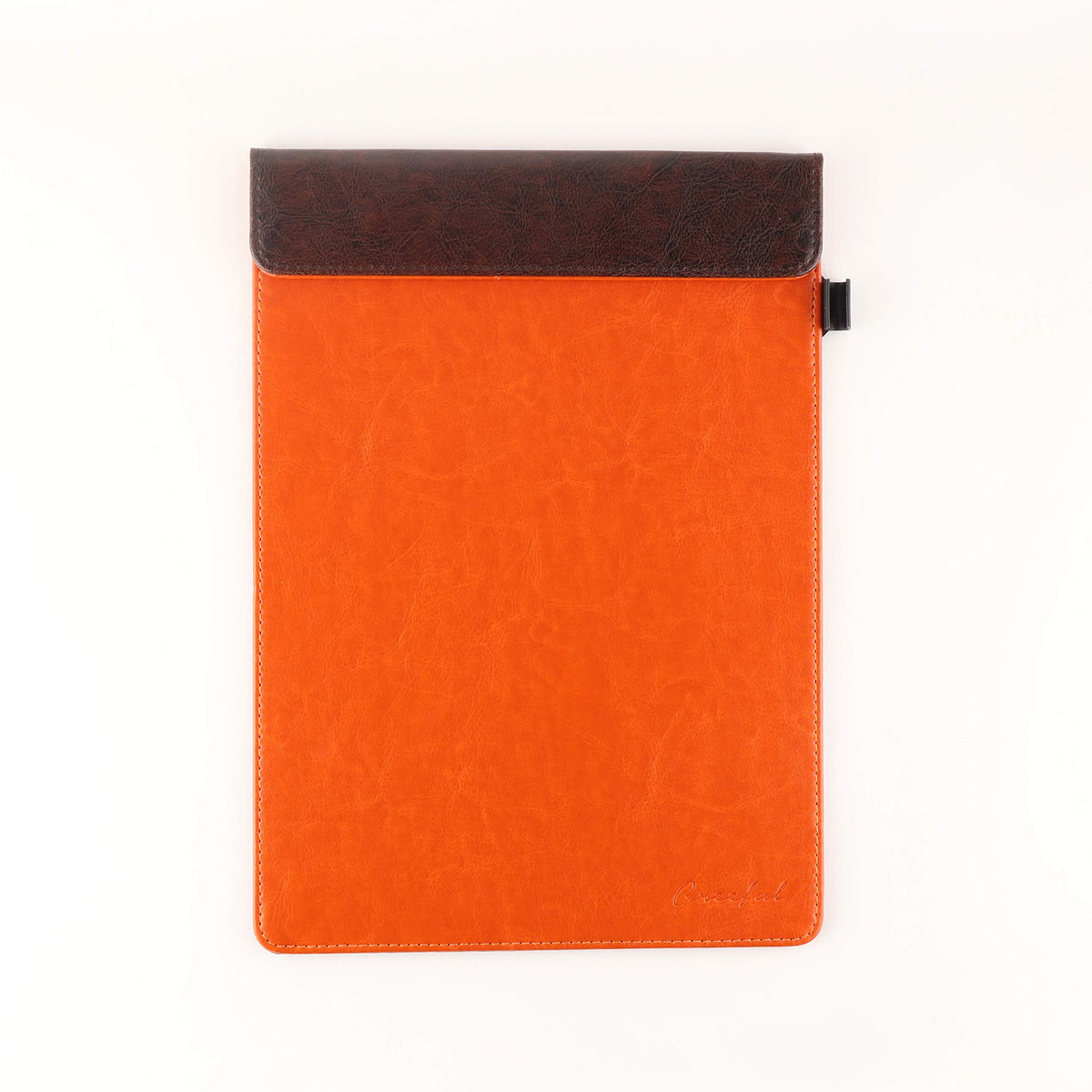 Greeful 642055 Clipboard, Medium, Brown x Orange