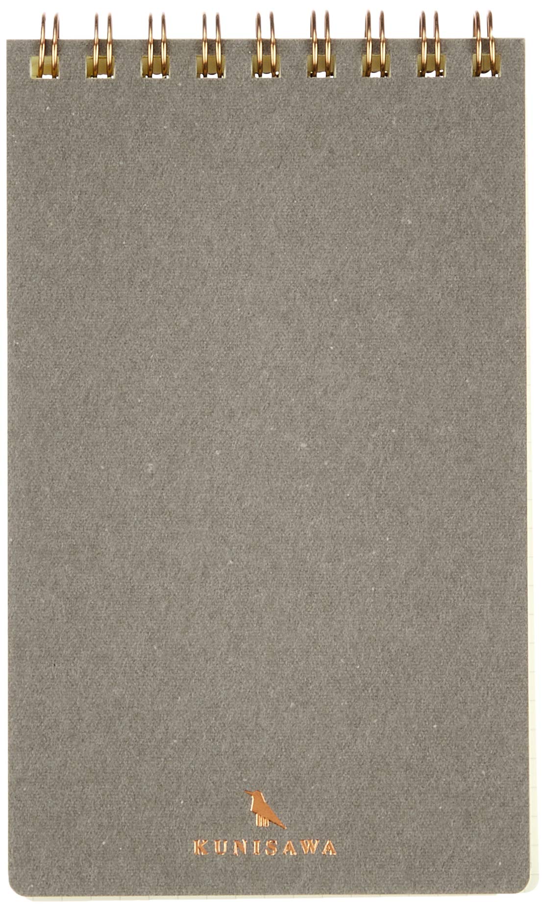 KUNISAWA GRP-11 Soft Cover Notebook, A5, Grid, 192 Sheets, Gray