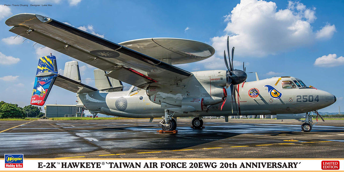 Hasegawa HA02337 1:72 E-2K Hawkeye Taiwan Air Force 20 EWG 20th Anniversary