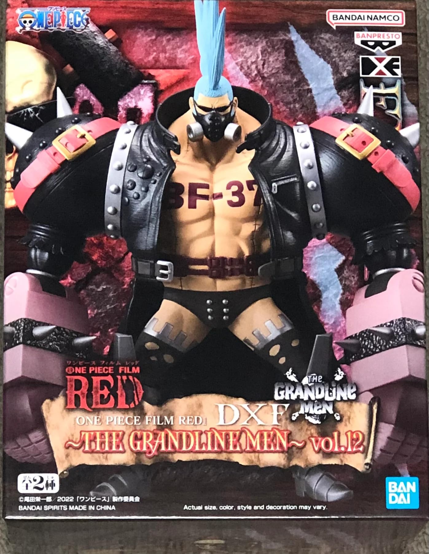 BanPresto - One Piece Film Red - The Grandline Men - Franky Vol.12 DXF Statue