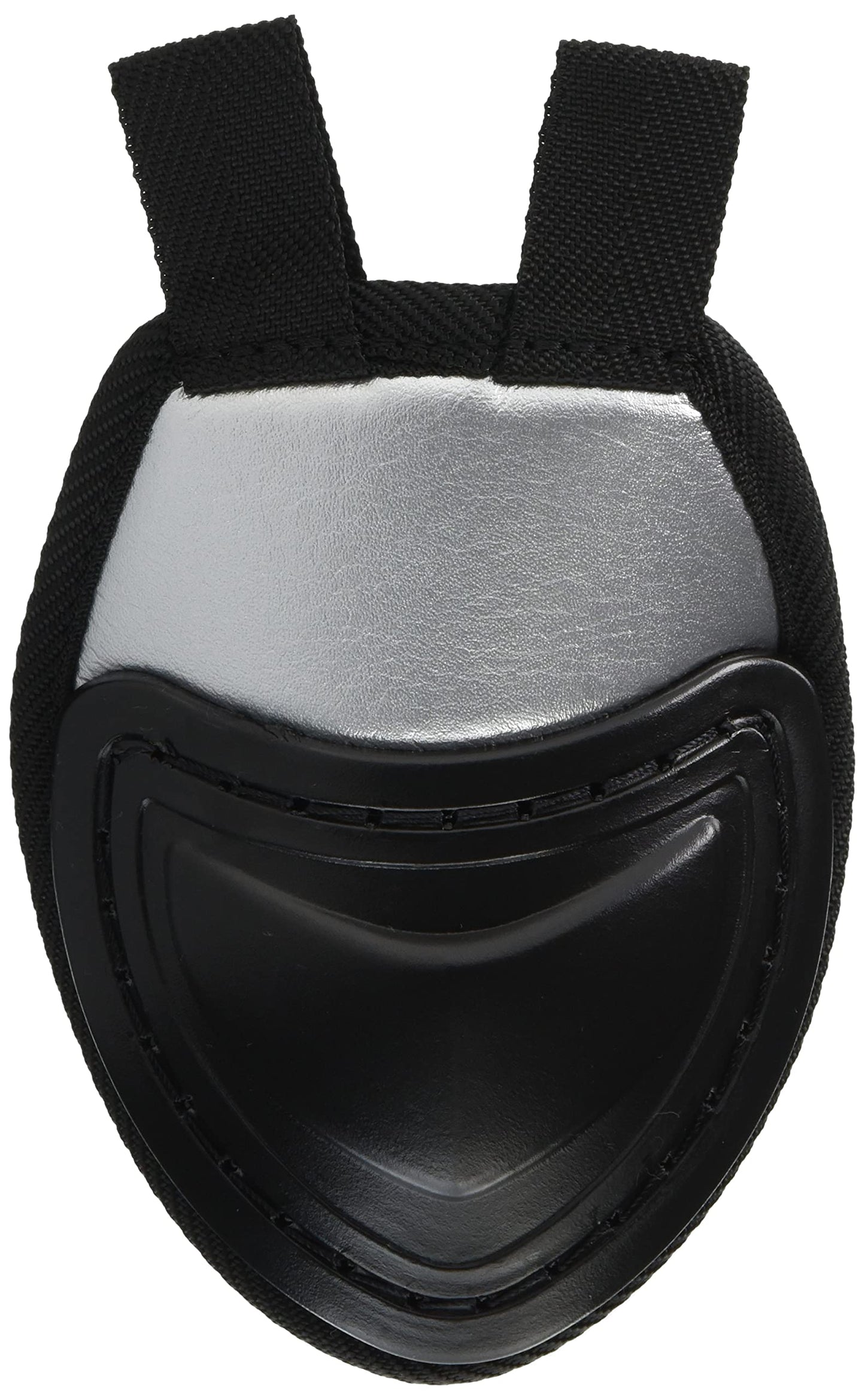ZETT BLM3A Baseball Hard/Softball/Softball Throat Guard, Black/Silver