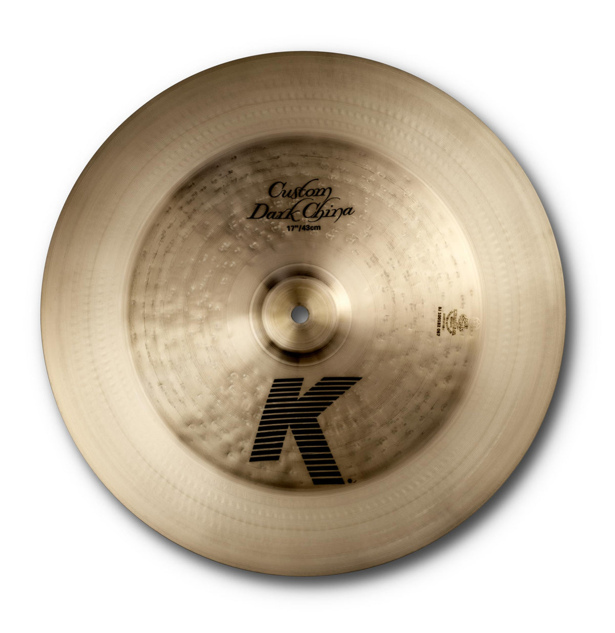Zildjian K0970 17" K Custom Dark China Cast Cymbal