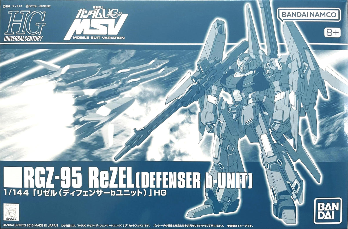 BANDAI HGUC 1/144 RGZ-95 ReZEL [Defenser b-Unit] [Made in Japan]