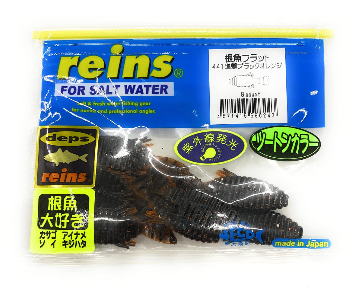 Root Fish Flat 441 Attack on Black Orange