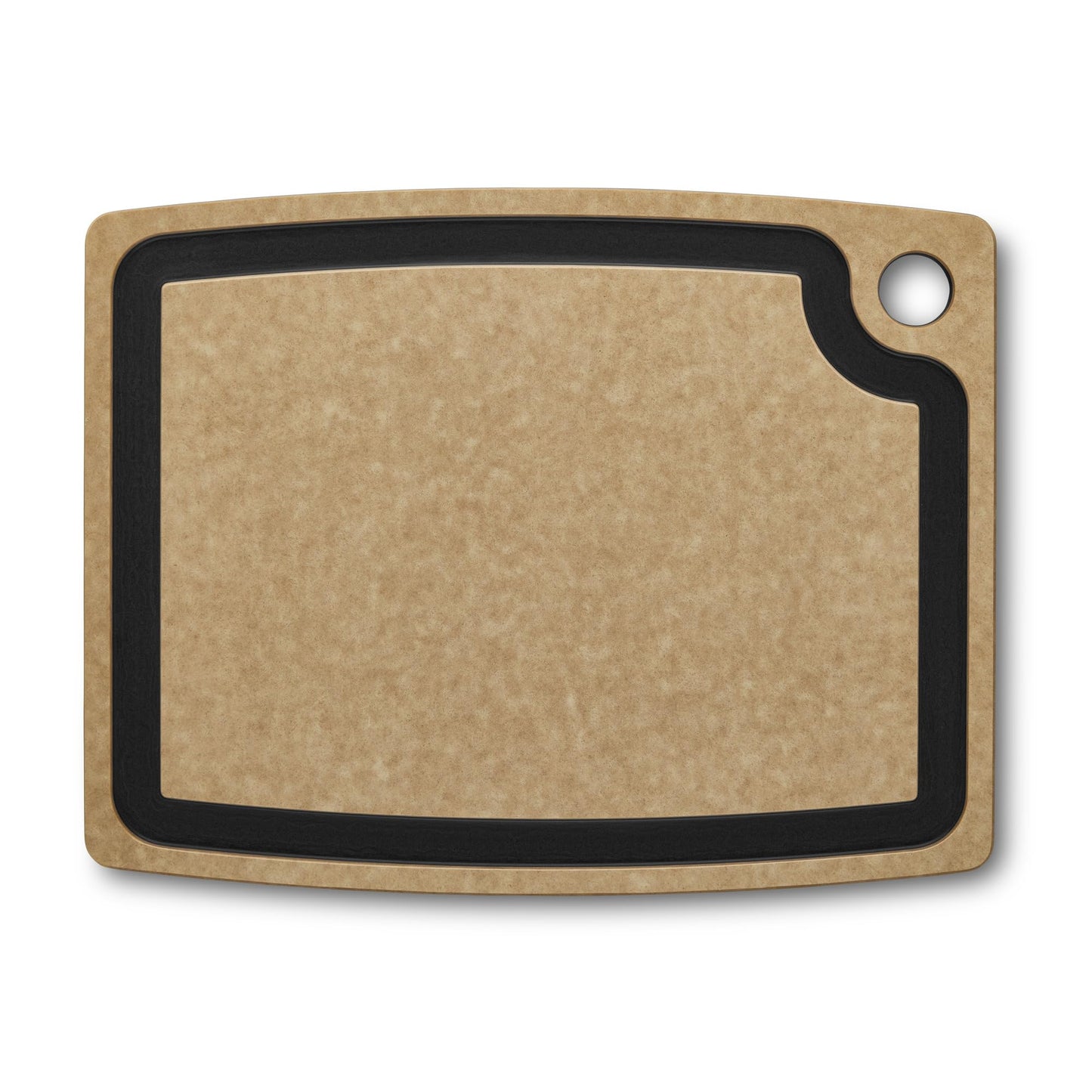 Victorinox Gourmet Series Chopping/Cutting Board with Juice Groove, Brown, Small (7.4128)