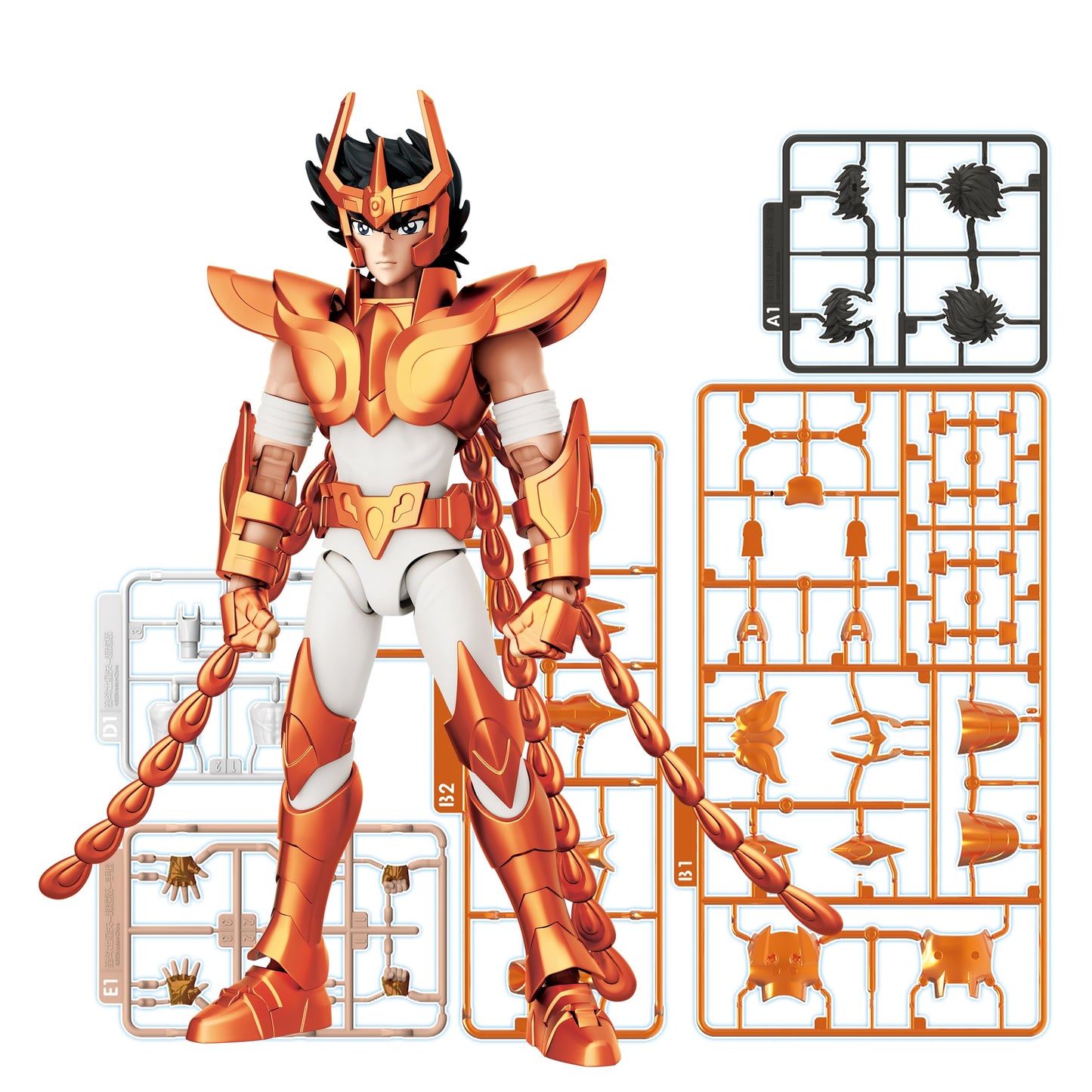 BLOKEES Saint Seiya Champion Class Ikki de Fenix Manga Edition Articulated Joints, Assembly Required, 14+
