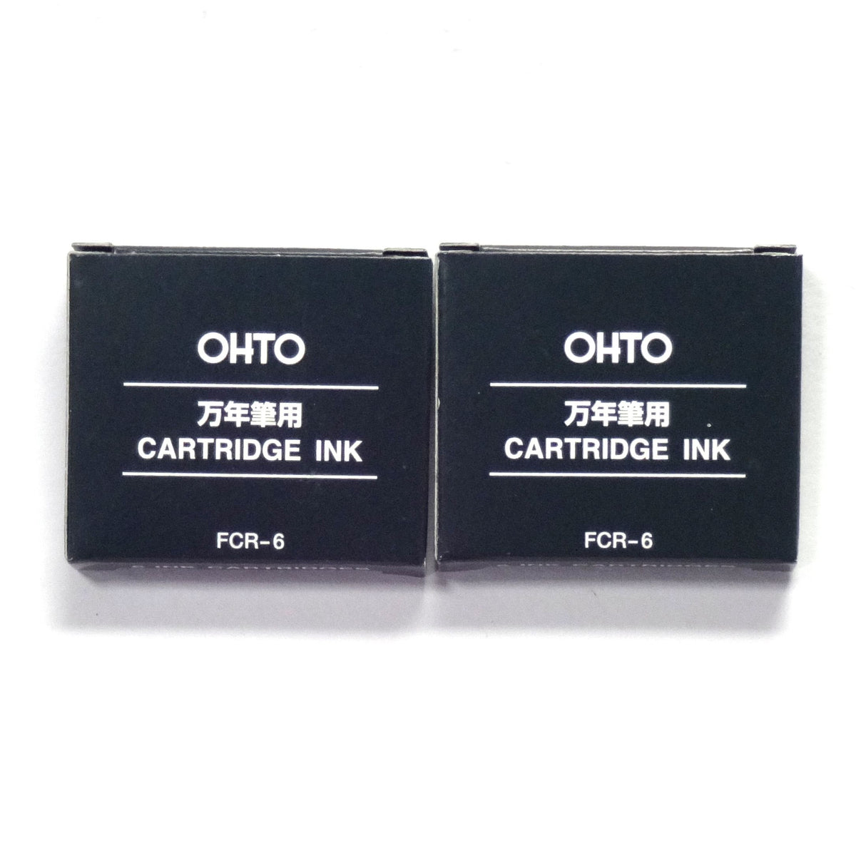 Ohto Fountain Pen Refill Cartridge FCR-6 (Blue Black) 6 cartridges × 2 Packs, Total 12 cartridges (Japan Import) [Komainu-Dou Original Package]