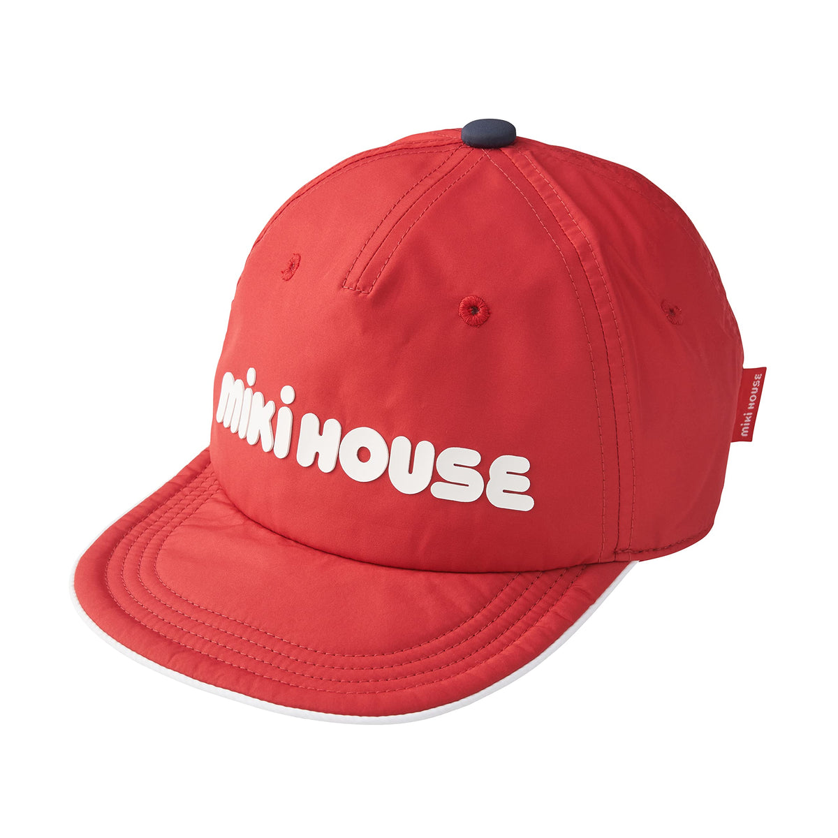 Miki House Cap, Hat, Boys, Girls, Baby, Kids, UV Protection, Children's Clothing, 10-9114-578 L, Red