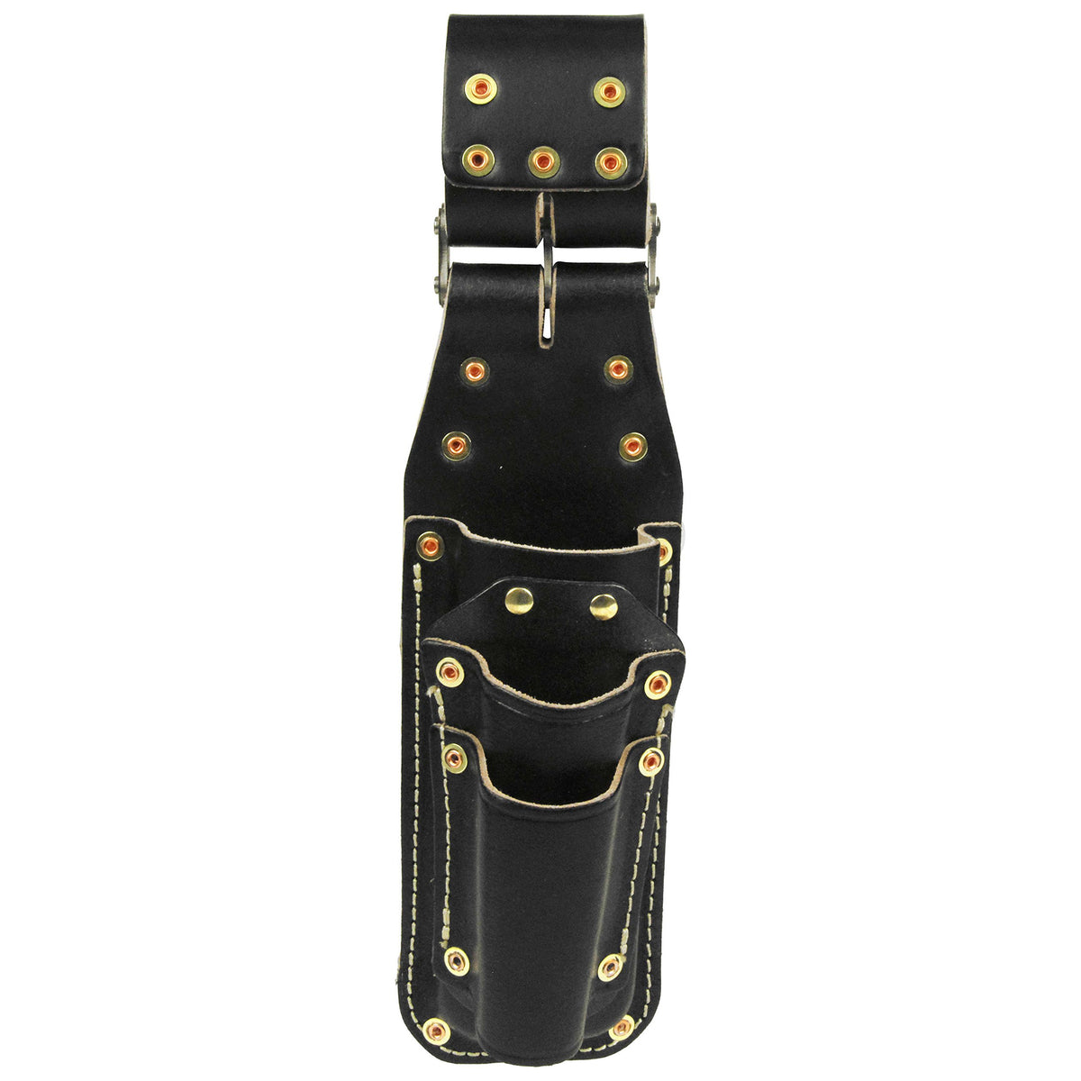 SK11 SCLT-2 Leather Pliers with Chain Hinge, 3 Tiers, Black