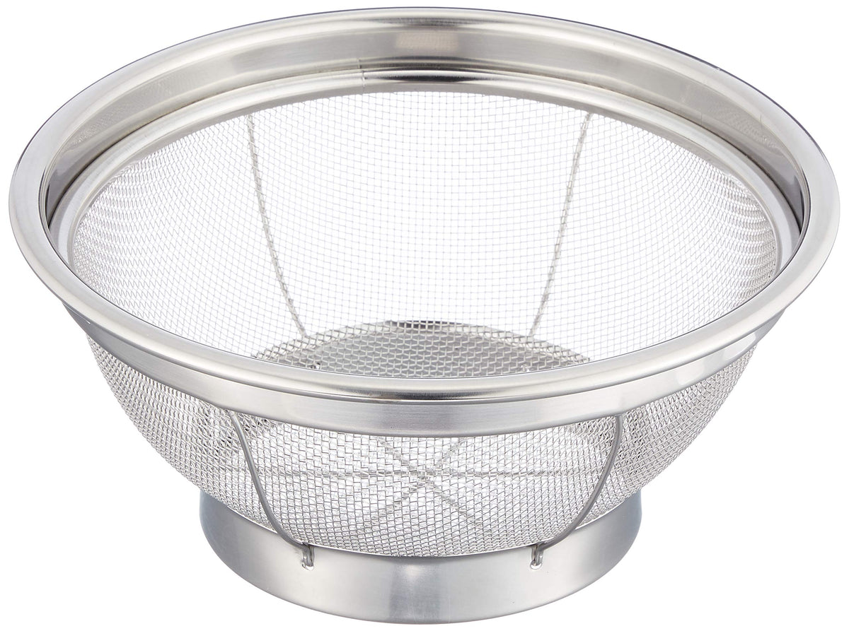 Endoshoji AZL4318 Strainer, Commercial Use, Shallow Type, New Mammoth, 7.1 inches (18 cm), Stainless Steel, Made in China