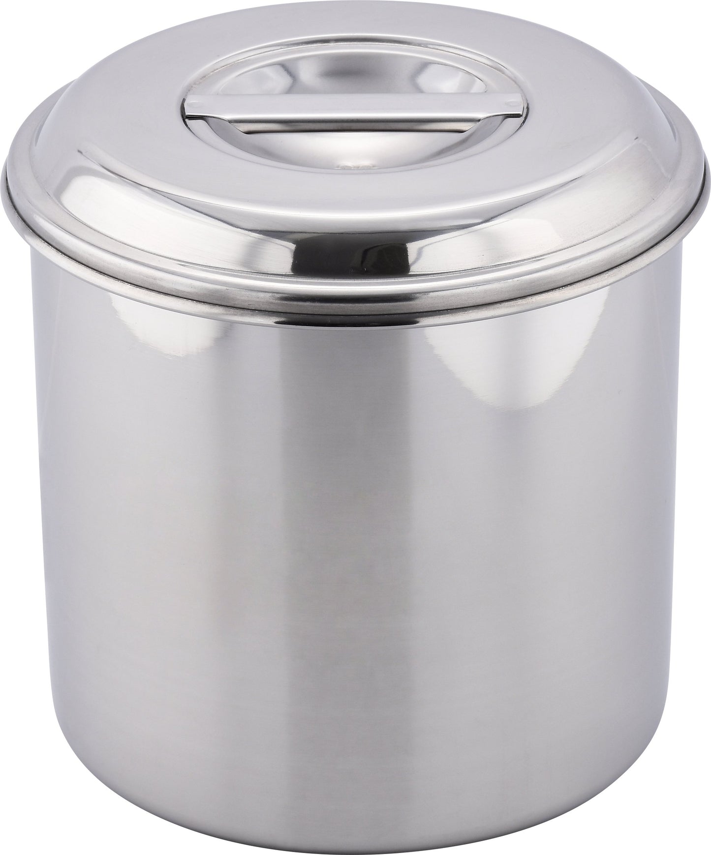 Wahei Freiz AD-292 Ajido Storage Container, Kitchen Pot, 5.5 inches (14 cm), 0.6 gal (2.1 L), Round Deep Molybdenum, Made in Japan