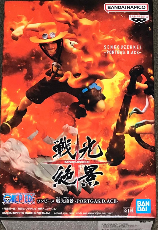 Banpresto - One Piece - Portgas. D. Ace, Bandai Spirits Senkozekkei Figure