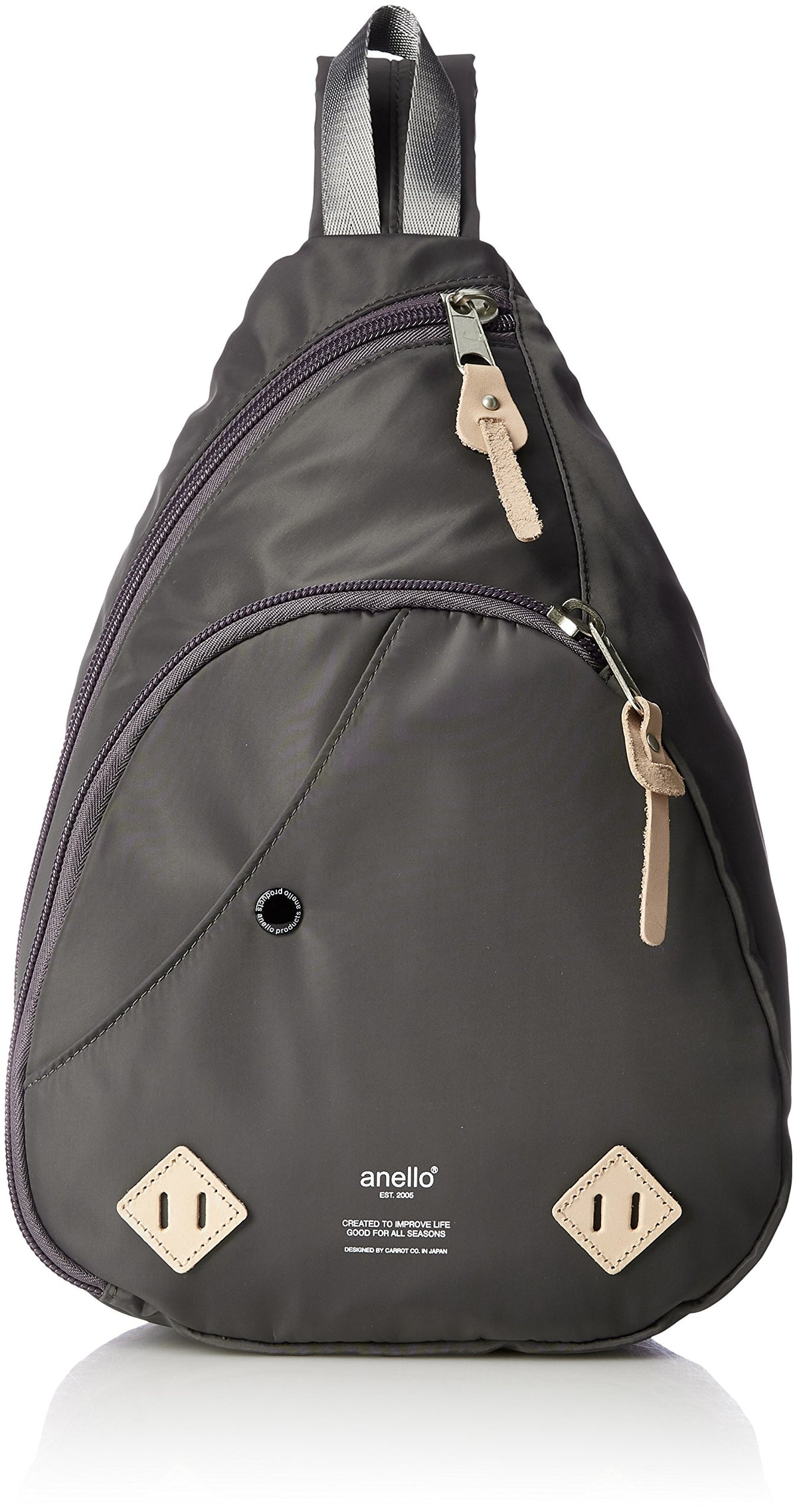 Anello URBAN O.D AT-S0231 Logo Print Body Bag, grey (grey marl)