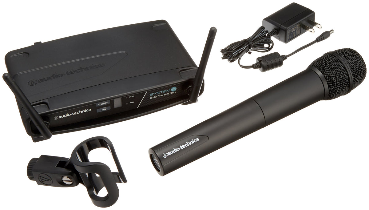 audio-technica 2.4GHz band digital wireless system multi-channel digital handheld ATW-1102