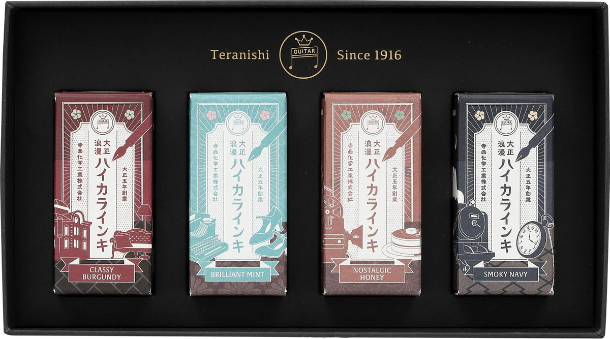 Taisho Romance Guitar TRH-12ML-4HRC High Color Ink, Set of 4 Colors, High Color, Romantic Cism