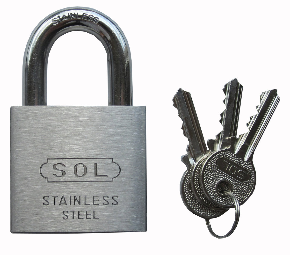 SOL Stainless Steel Padlock 3500BP40