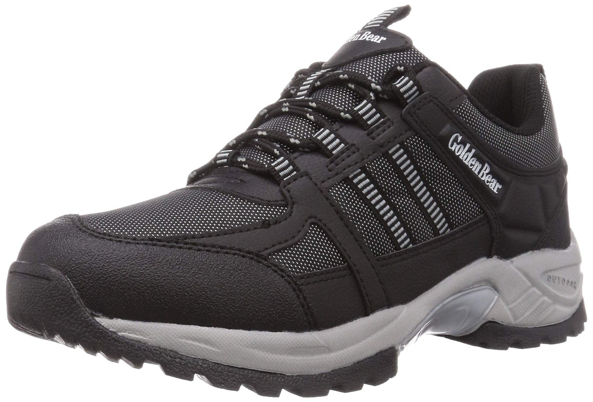 Golden Bear GB-147 Men's Casual Sneakers, Black, US Men's Size 8.5 (26.5 cm), 3E