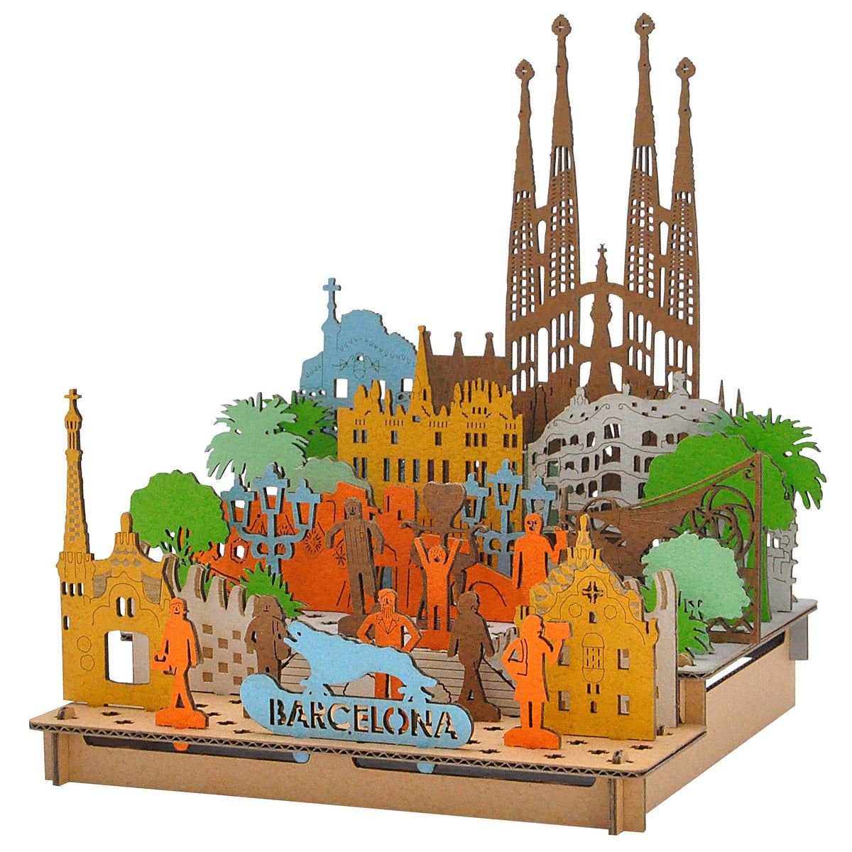 hacomo Paper Craft PUSUPUSU Barcelona New 4454