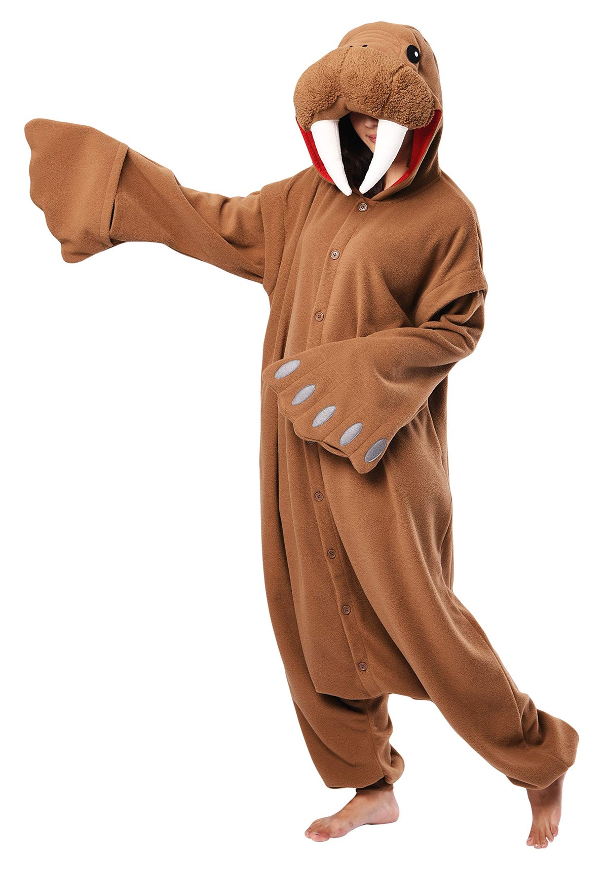 SAZAC Walrus Kigurumi - Onesie Jumpsuit Halloween Costume
