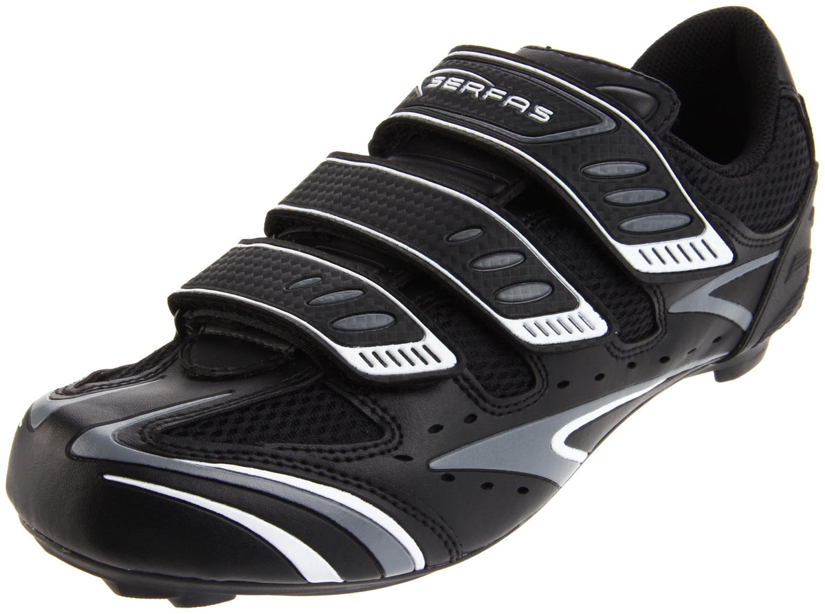 Serfas Men's Interval Cycling Shoe,Black,44 EU/10.5-11 E US