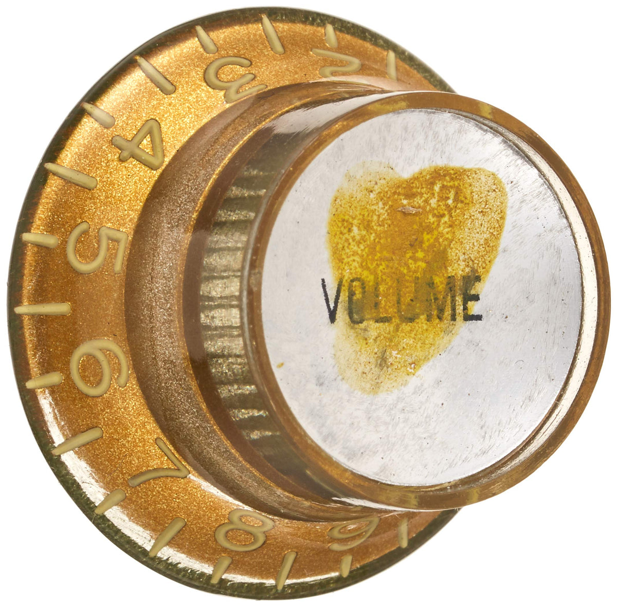 SCUD Hat Knob Metal Top Volume Inch Size Gold/Silver Cap Relic KG-130VSI/R