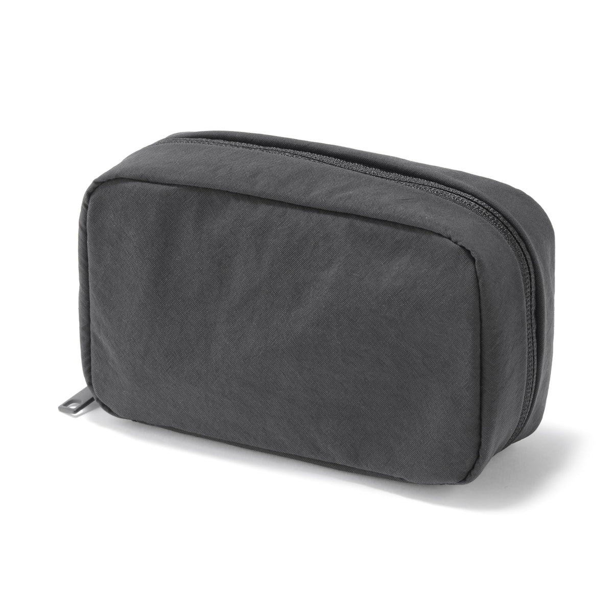 Wrinkled Nylon Pouch - Wide Opening, Medium by MUJI