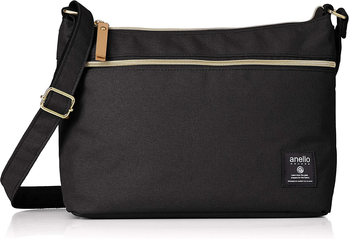 Anero Grande CLP GTC3362Z Mini Shoulder Bag, Classic Heathered Poly, Black