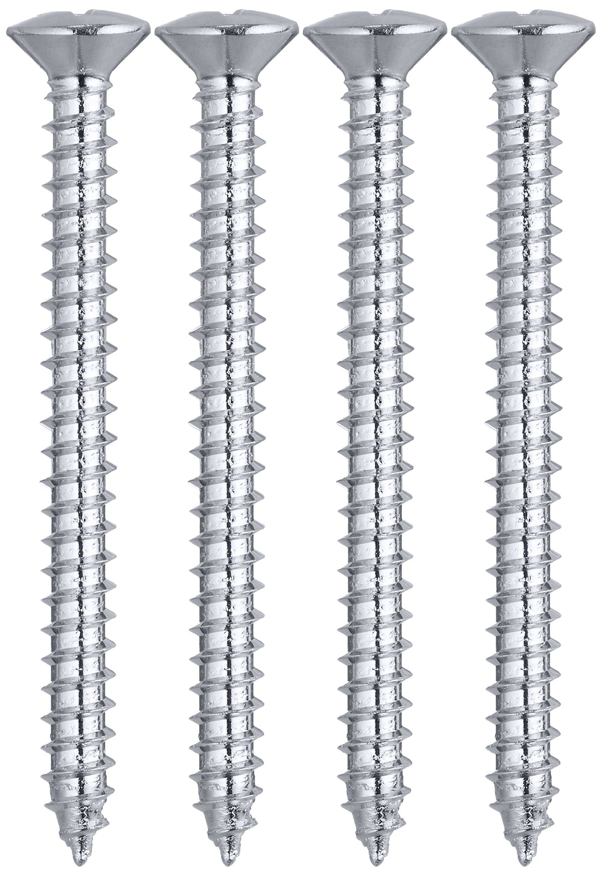 SCUD Neck Joint/Sprung Holder Screws, 4P Chrome TS-03CH