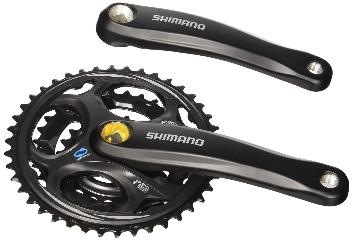 Shimano FC-M311 Altus Square Taper chainset, 42/32/22T, Without chainguard, 170 mm