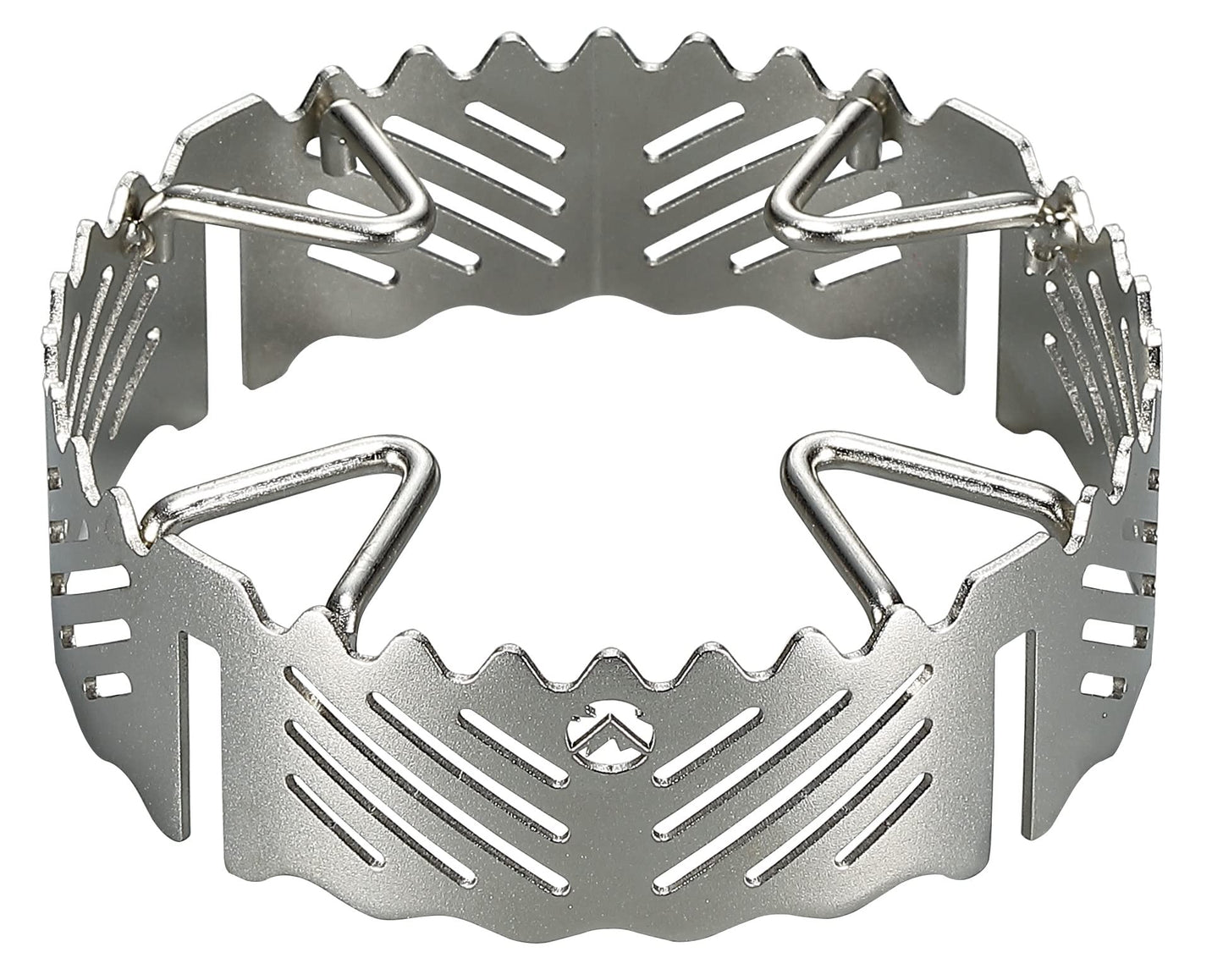 CAMPINGMOON Gas Stove Windshield Ring Stainless Steel for ST-340 Single Burner ST-132 (Silver-JP)