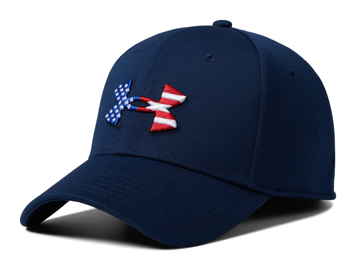 Under Armour Freedom Blitzing Hat, Academy Blue (408)/White, Small/Medium