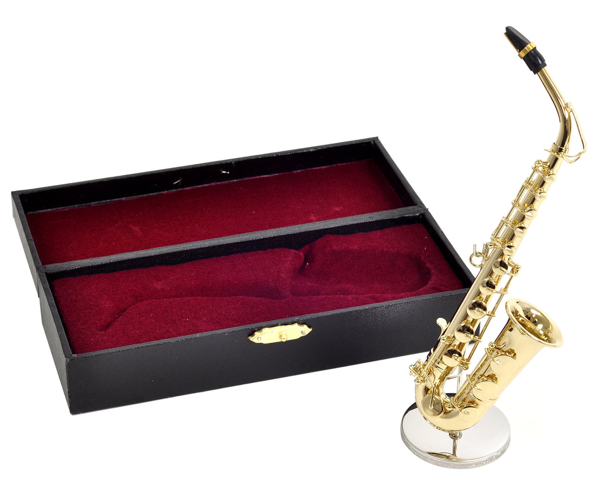 SUNRISE SOUND HOUSE Sunrise Soundhouse Miniature Musical Instrument Alto Saxophone 1/6 Gold