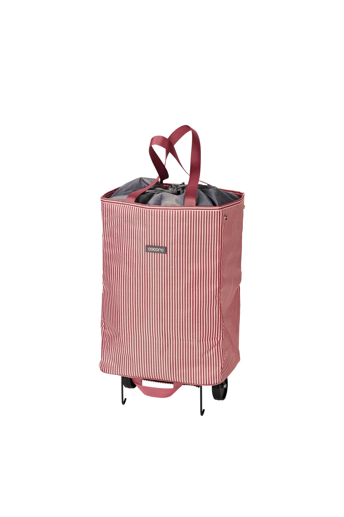 REP Stripe Handy Tote Cart, RED Size: Approx. 12.2 inches (31 cm), D8.9 inches (22.5 cm), H31.5 inches (80 cm), 22.5 inches (564707 cm)
