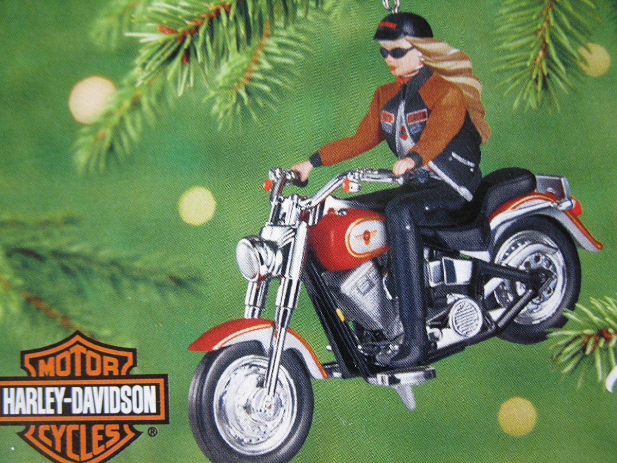 Harley-Davidson Barbie Ornament 2001 Hallmark QXI8885