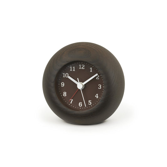 Remnos LA13-12 BW Lemnos Table Clock, Alarm Clock, Rest, Round, Brown