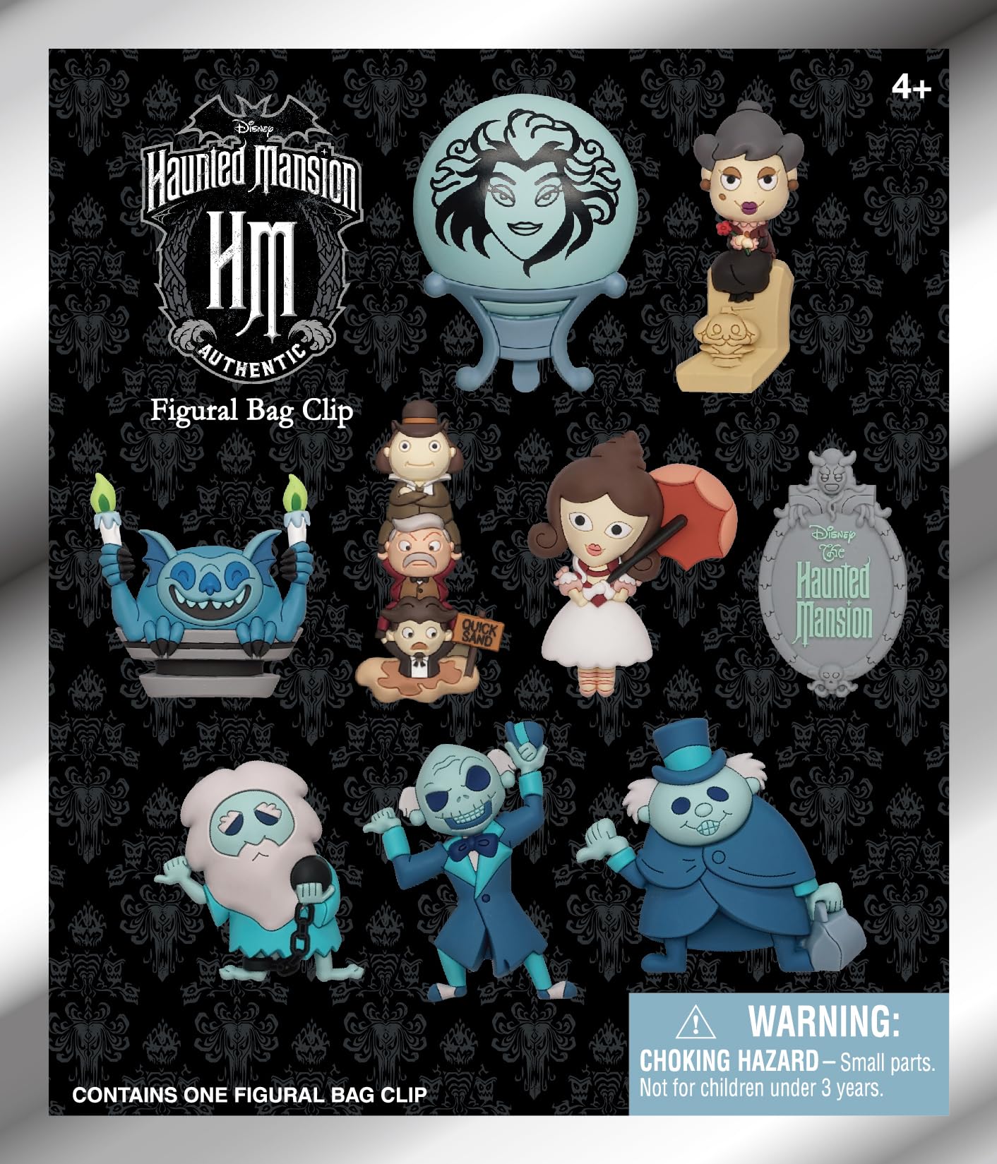 Haunted Mansion Series 1 – 5" Collectible Bag Clip – Blind Bag (ONE Random Figure) – Disney Attraction Character Keychain/Backpack Accessory | Official Licensed Merchandise