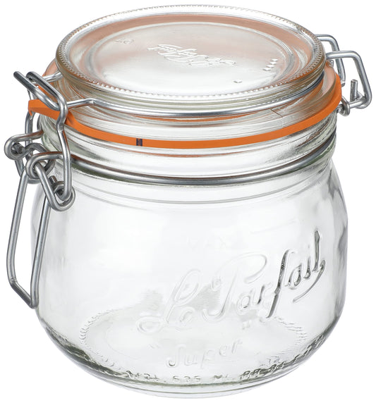 Le parfait 960507 Glass Vocal Jar, 0.5 L (0.5 L) Storage Container