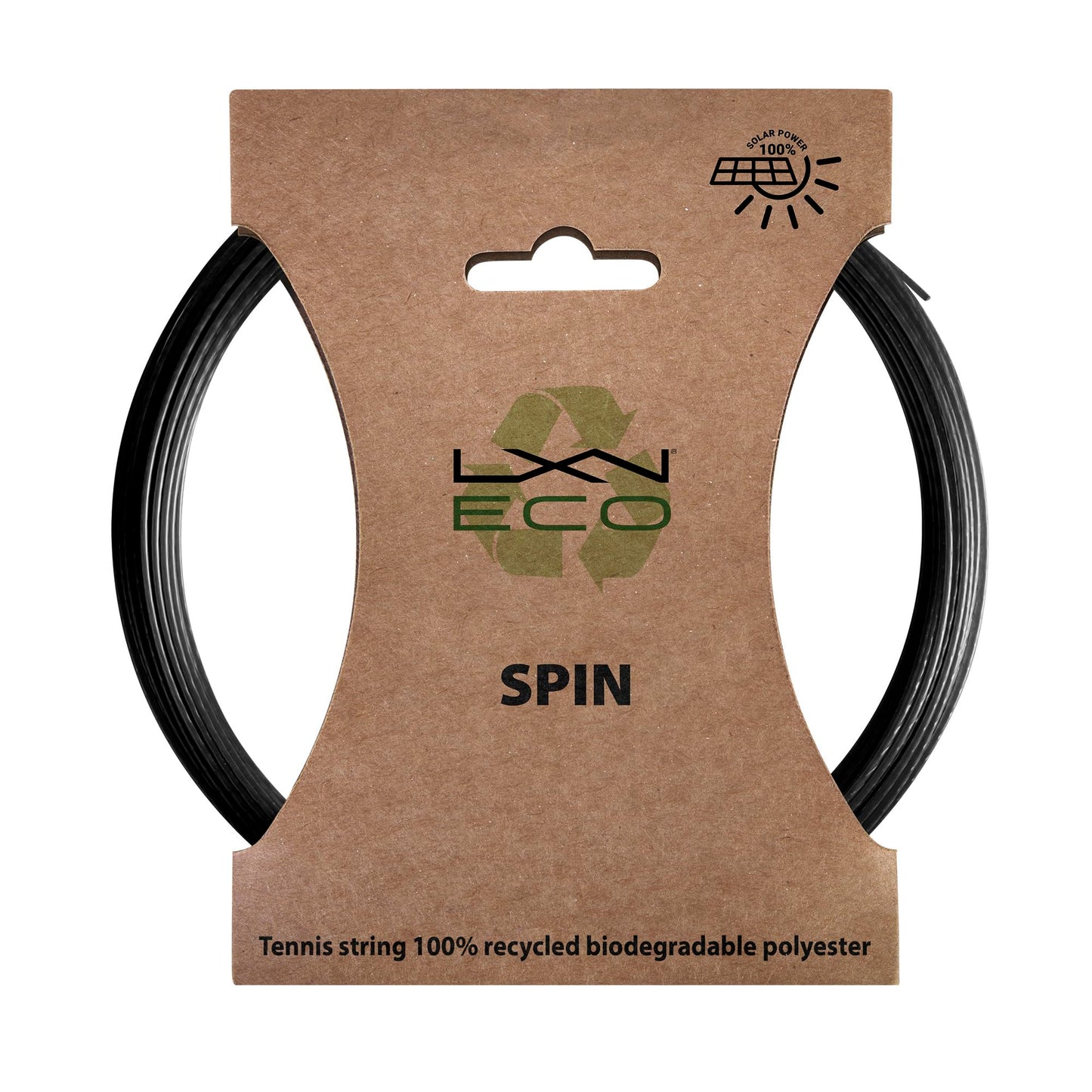 Luxilon Eco Spin Tennis String - Set, Black