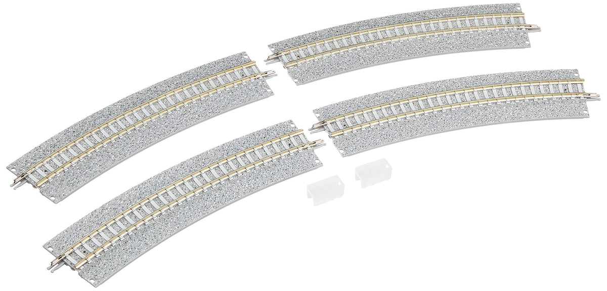 TomyTEC – 4 Curved Tracks with Wide Terbet Cleat