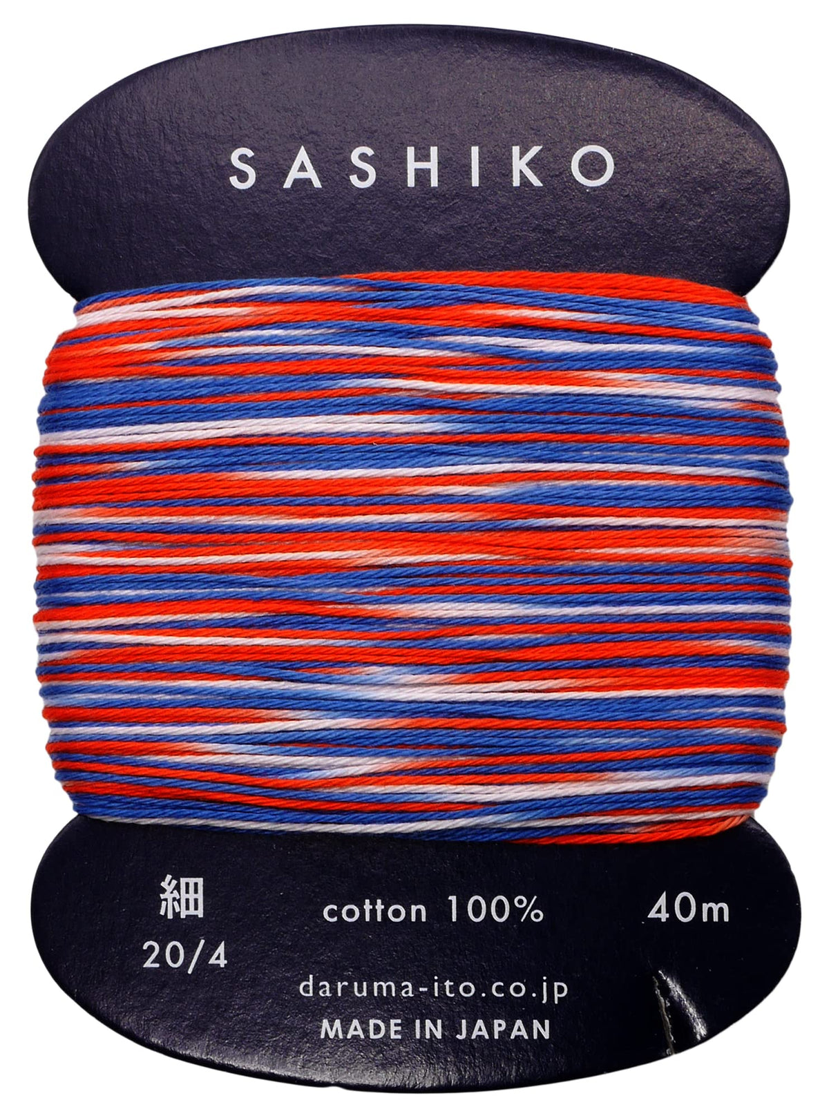 Yokota Daruma Sashiko Thread Single and Variegated Color (Goldfish scooping, Thin 40M Card)