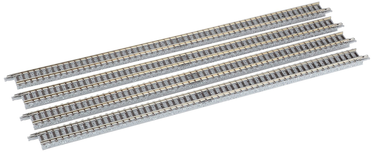 TomyTEC 018025 4 Tracks, Straight in Gravel Bed, Each 280 mm
