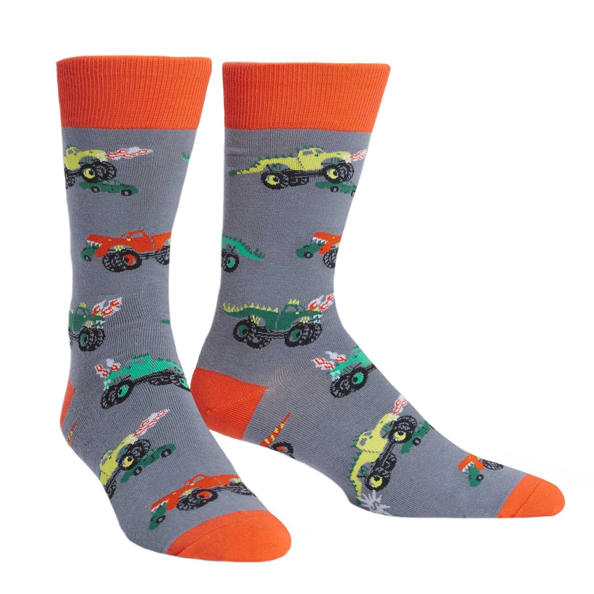 Sock It To Me, Monster Trucks, Men's Crew Socks, Monster Truck Socks