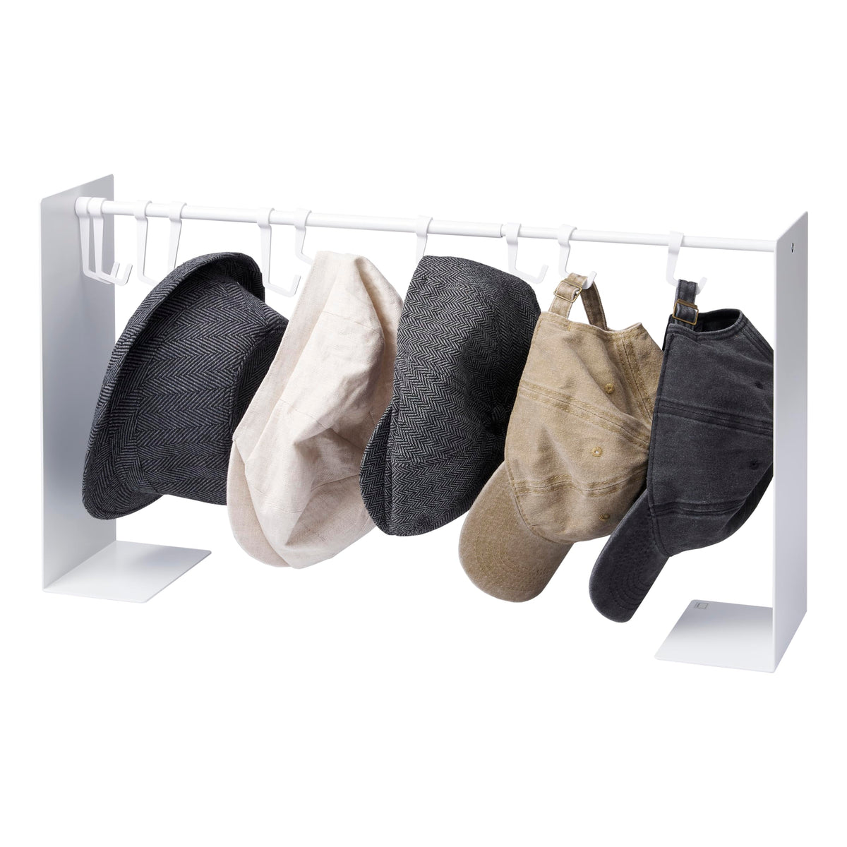 YAMAZAKI Home Tower Hat Hanger Rack, Expandable Metal Storage Organizer Hooks For Closet - Steel