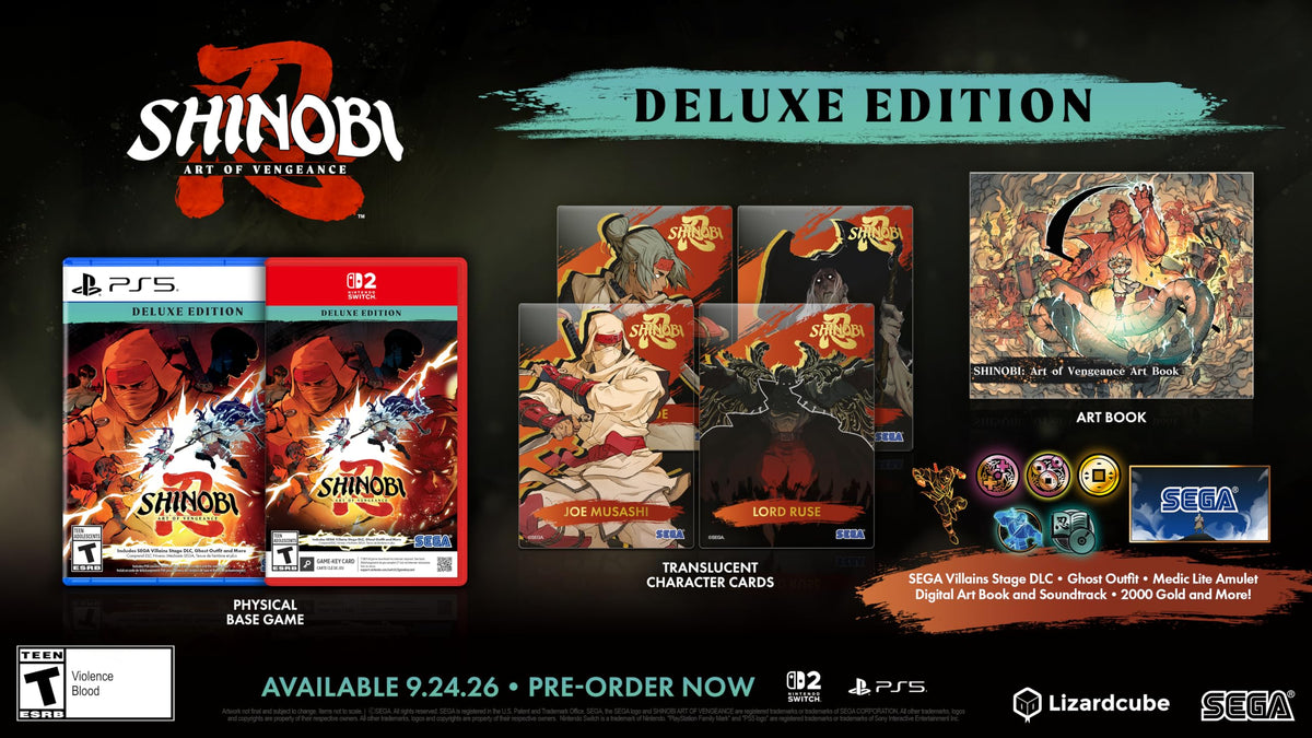 Shinobi: Art of Vengeance Deluxe Edition - Nintendo Switch 2